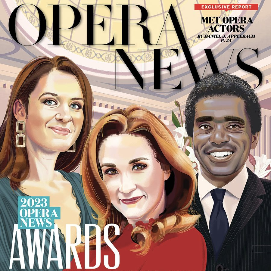 Opera News Awards edition COVER