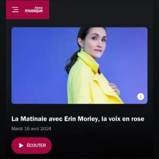 This morning I had the pleasure of speaking with @jburbain on Musique Matin @francemusique 🇫🇷 Listen at the link in my stories for a preview of my new album “Rose in Bloom,” out this Friday!! 🌹 @radiofrance @orchidclassicslabel @geraldmartinmoore @rickyiangordon 

I also shared a couple of my current favorites from @iiestyndavies @carolynsampsonsop @josephmittelstadt and @emsnissen! 😊🎧 Happy listening . . .

#RoseinBloom #OrchidClassics #RadioFrance #MusiqueMatin #JeanBaptisteUrbain #DebutAlbum #Printemps #Jardins #Fleurs #Oiseaux #Springtime #Gardens #Flowers #Birds #ColoraturaSoprano #AlbumRelease #LaVoixEnRose