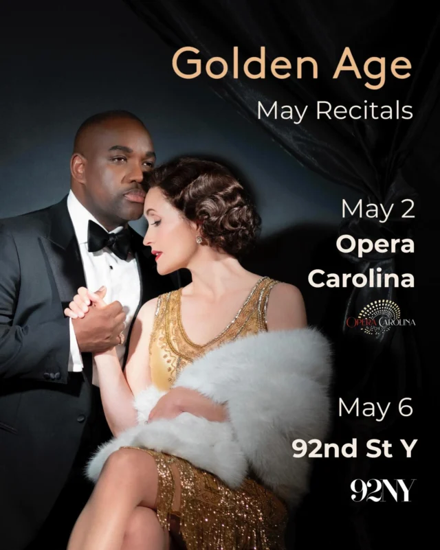 Coming up! 🌟 Larry and I are bringing “Golden Age” to Charlotte NC and New York City in May! You don’t want to miss this!! Who has their tickets?! 🎟️ 

📍Charlotte, NC | May 2 @operacarolina 
📍New York City | May 6 @92ndstreety 

📸 @darioshoots 
💎 @tamsenz 
Hair by @teraaw & @_jonathan_amaro 
Makeup by @glowbyaffan