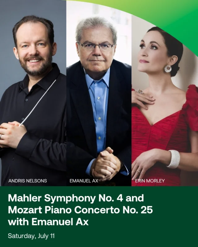 It’s SO great to be back at @tanglewoodmusicfestival! 🌿This Saturday the 11th of July I will join the @bostonsymphony and @andrisnelsons for Mahler’s 4th Symphony, on a program with pianist Emanuel Ax playing Mozart Piano Concerto No. 25. Surrounded by beauty here in the Berkshires and making music with the most wonderful musicians! This will be a special one. 🌿